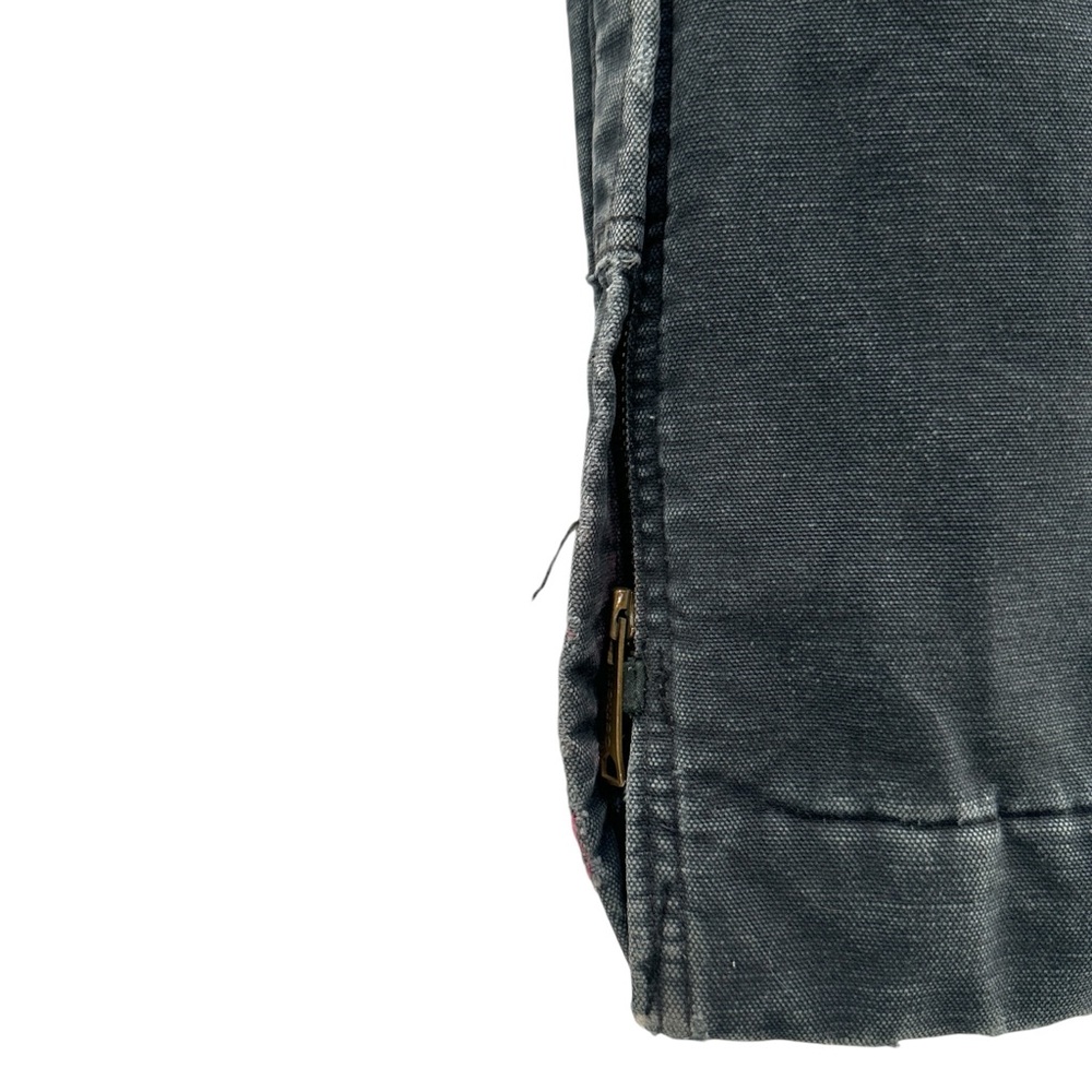 Vintage Carhartt Black Insulated Loose Fit Mechanic’s Denim Overalls Jumpsuit - Picture 5 of 11